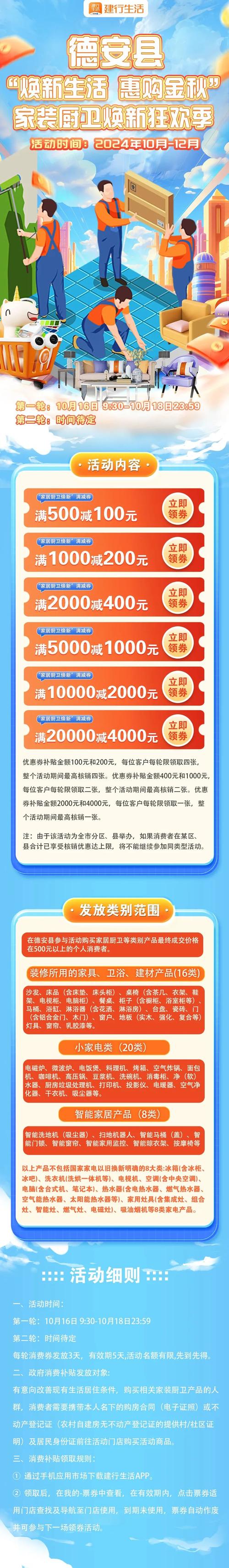 福州调整家电家装3C补贴政策 补贴券28日起每日可领