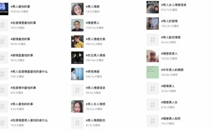 越来越多男人被抖音「骗」上了情感咨询