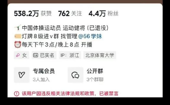 抖音：吴柳芳账号被禁言，其MCN机构操纵发布低俗内容被处置